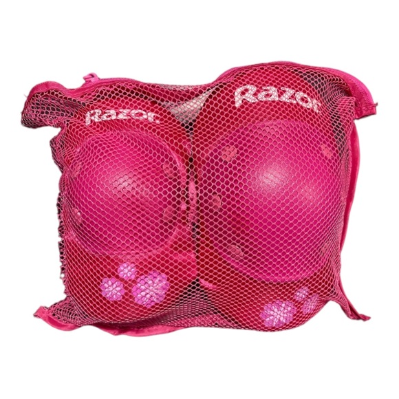 Razor Child Elbow and Knee Pad Set, Pink - Picture 2 of 4